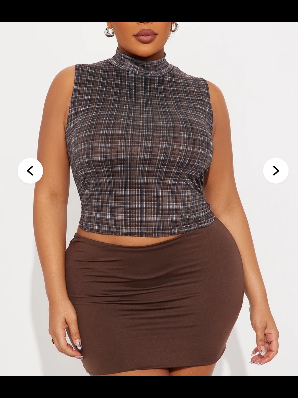 Mock Neck Crop Top